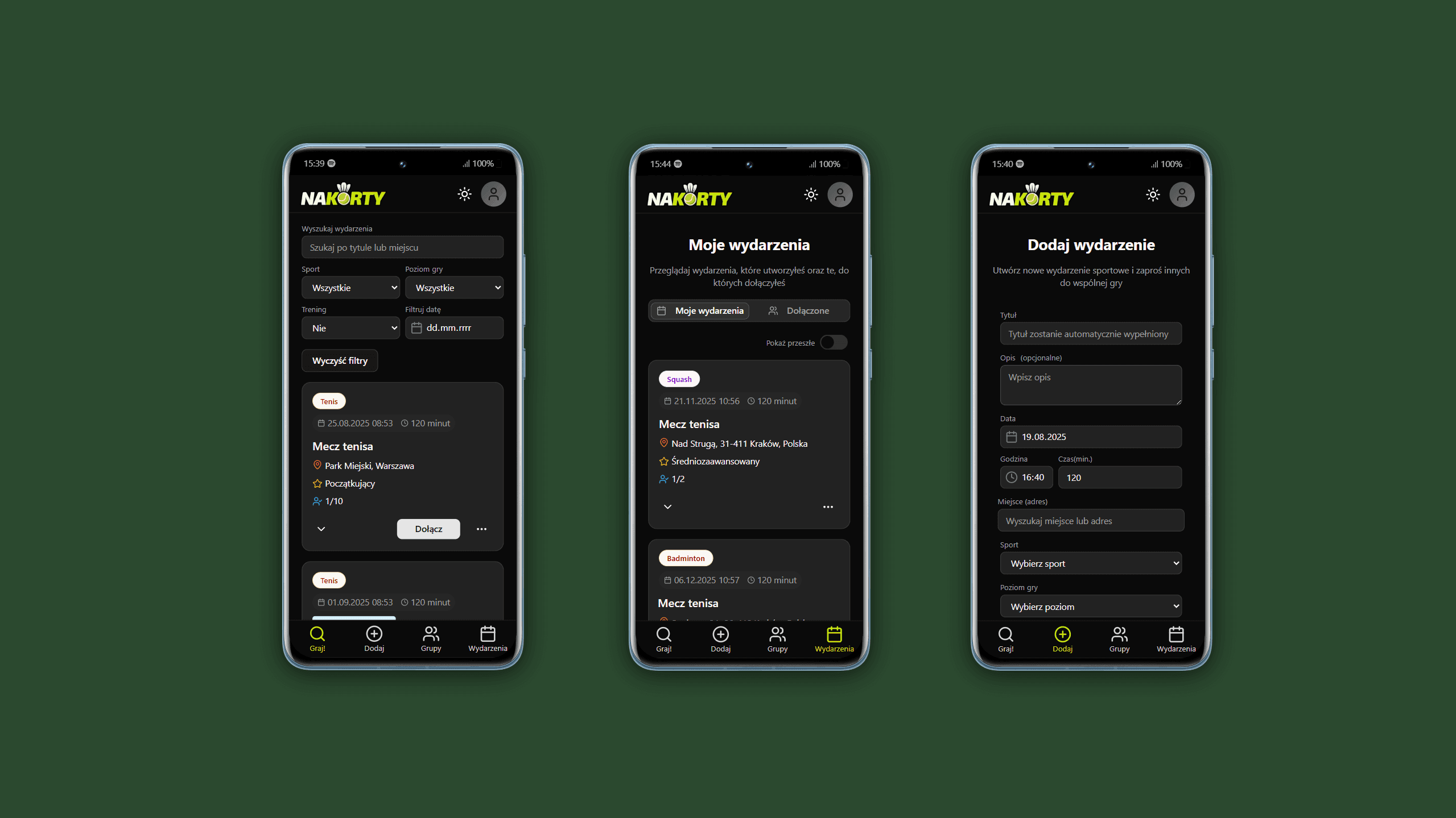 NaKorty zrzut ekranu